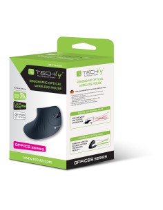 Mouse Verticale Ottico Wireless 3200 Dpi Ergonomico 2