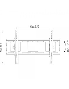 Supporto a Muro per TV LED LCD 32-70'' Inclinabile 2