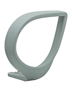 Coppia braccioli fissi ovali Unisit Jack grigio - ACCBRJCF2G 2