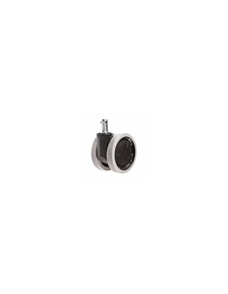 Set 5 ruote gommate Seditaly Work per sedie Ø65 mm per parquet nere libere CNF5RWL020201