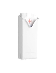 Distributore sacchetti in carta per igiene femminile Hylab in ABS capacità 100 sacchetti bianco - IN-4027/WS-S
