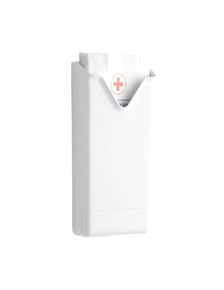 Distributore sacchetti in carta per igiene femminile Hylab in ABS capacità 100 sacchetti bianco - IN-4027/WS-S