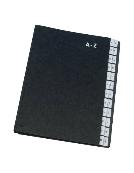 Libro monitore Q-Connect 270x340 mm nero A-Z KF04563