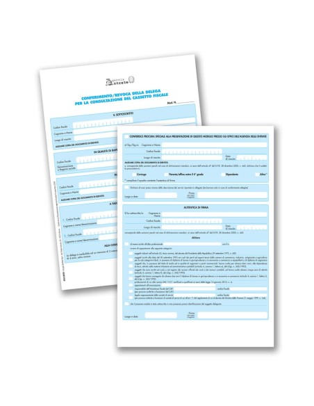 Cassetto fiscale Semper conferimento/delega consultazione - modulo continuo - 851118CS0