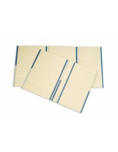 Cartelline a 2 lembi 4Pro A4 in carta schedografica 270 g/m² dorso 3 cm blu conf. da 20 pezzi - 7015 01 2