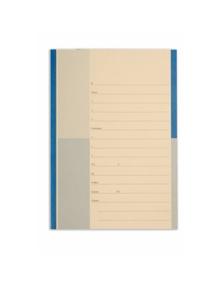 Cartelline a 2 lembi 4Pro A4 in carta schedografica 270 g/m² dorso 3 cm blu conf. da 20 pezzi - 7015 01