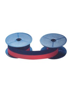 Nastro per calcolatrici scriventi Casio originale - inchiostro bi-colore nero/rosso - RB-02-2