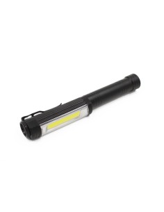 Torcia in alluminio da lavoro CalamitoNero Led con magnete e clip Luce quadra nero - EL034EXPO 2