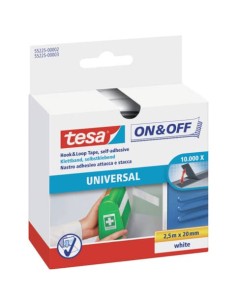 Nastro adesivo in tela velcro On&Off universale autoadesivo