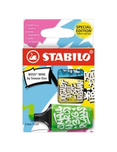 Evidenziatori Stabilo BOSS mini by SNOOZE ONE 2