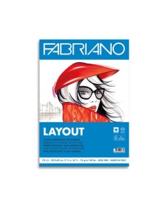 Blocco belle arti Fabriano Layout 75 g - 70 fogli
