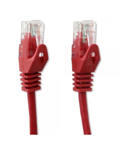 Cavo di rete Patch in CCA Cat.6 Rosso UTP 3 metri