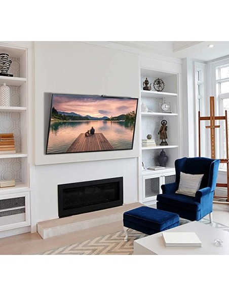 Supporto a muro per TV LED LCD 19 - 37'' inclinabile 1 snodo Bianco