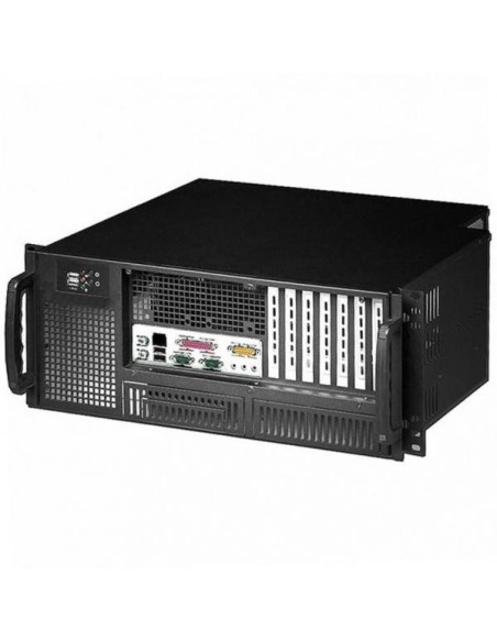 Chassis Industriale Rack 19''/Desktop 4U Ultra Compatto Nero