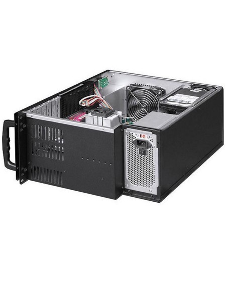 Chassis Industriale Rack 19''/Desktop 4U Ultra Compatto Nero