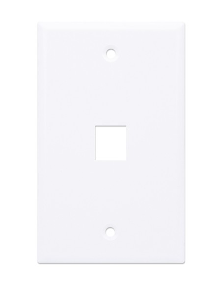 Placca Porta Frutti 1 Posto Mod.503 Bianco