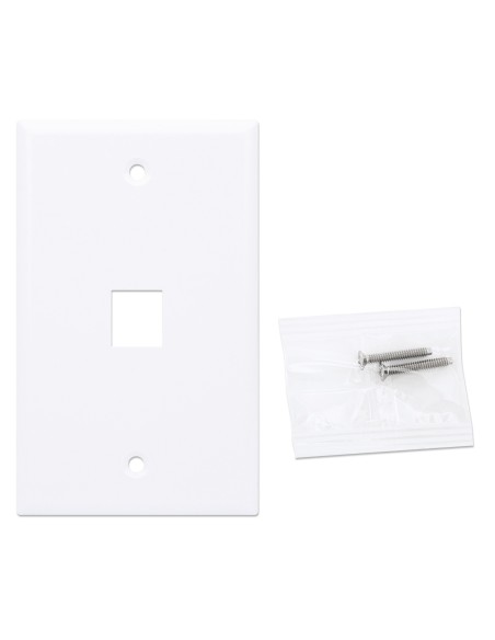 Placca Porta Frutti 1 Posto Mod.503 Bianco