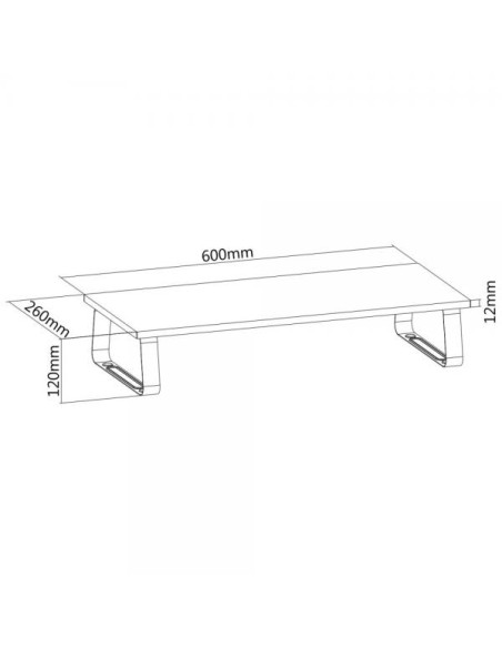Stand Supporto di Rialzo per Monitor Laptop da Scrivania