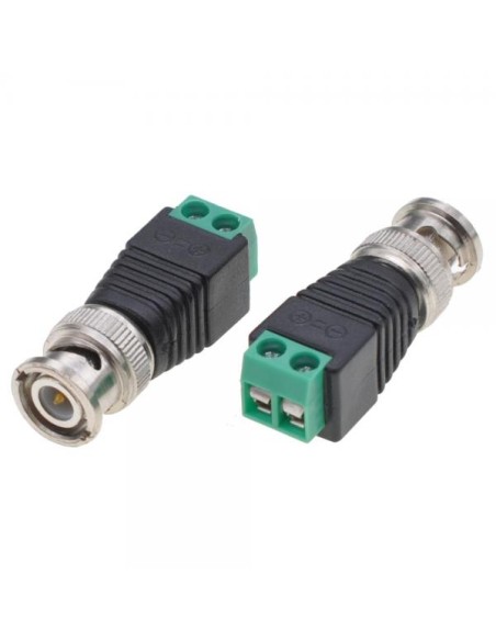 Adattatore Connettore Terminal Block 2-pin a BNC Maschio