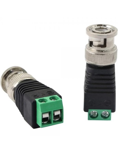 Adattatore Connettore Terminal Block 2-pin a BNC Maschio