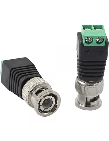 Adattatore Connettore Terminal Block 2-pin a BNC Maschio