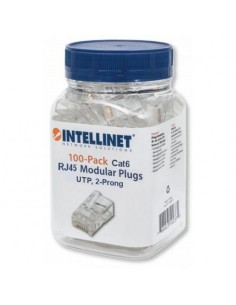 Confezione 100 Plug RJ45 per Cavo Flessibile Cat.6 UTP
