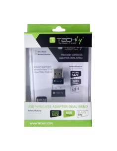 Mini Adattatore WiFi USB Dual Band MU-MIMO 2dBi 600Mbps 2