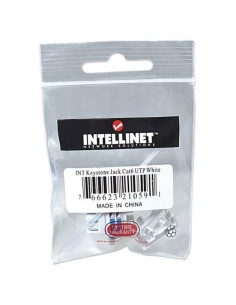 Frutto Keystone RJ45 Cat.6 UTP non schermato Bianco 2
