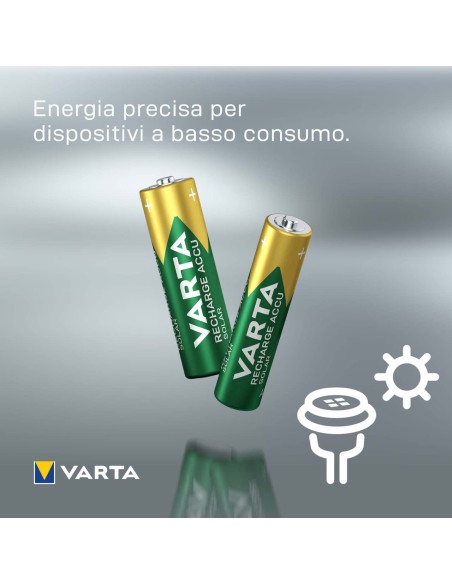 Blister 2 Batterie Ricaricabili Stilo AA 2100 mAh