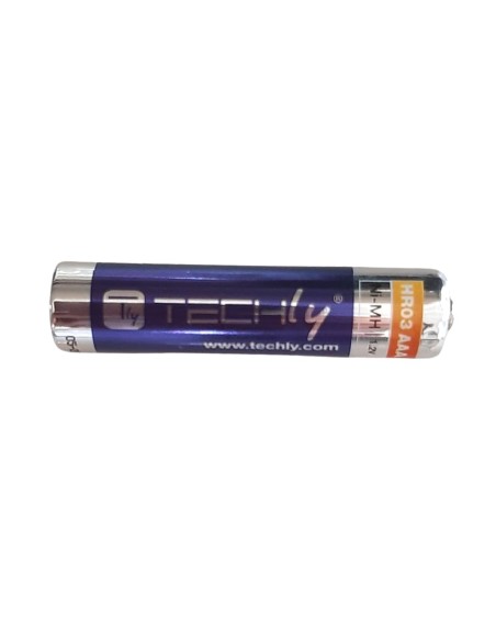Blister 2 Batterie Ricaricabili Mini Stilo HR03 AAA 1000 mAh