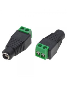 Adattatore Alimentazione Plug DC 2.5x5.5mm Femmina Terminal Block 2 pin