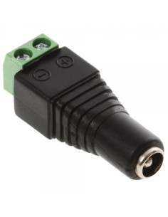 Adattatore Alimentazione Plug DC 2.5x5.5mm Femmina Terminal Block 2 pin 2