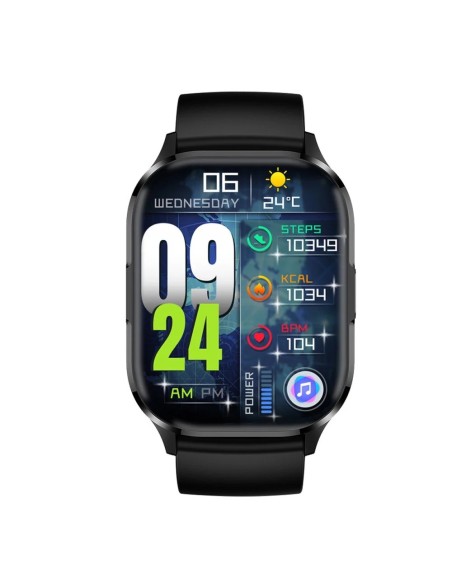 Smartwatch Fitness Bluetooth V5.3 Mento Display 2,01'' IP67 Nero