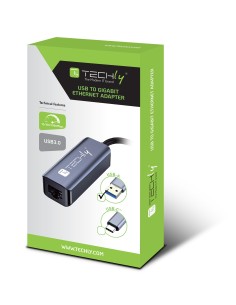 Adattatore Convertitore USB 3.2 tipo A a RJ45 Gigabit 2
