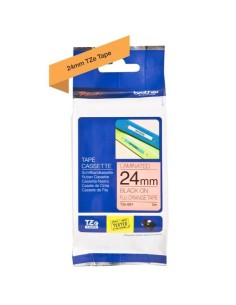 CASS 24MM NERA ARANCIO FLUO  5M