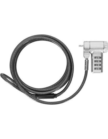 Lucchetto con Sistema di Sicurezza Universale a Combinazione per Notebook