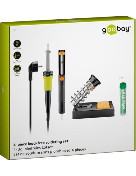 Kit per Saldatura 4 pezzi, con Stagnatore 30 Watt