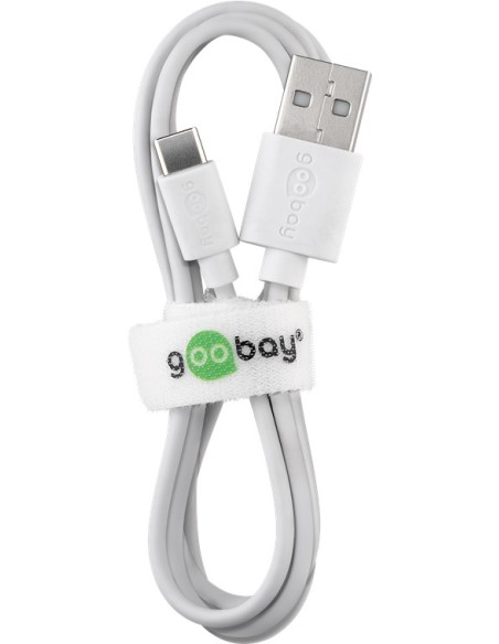 Cavo USB A Maschio 2.0 / USB-C Maschio 0,5m Bianco