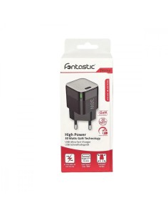 Caricabatterie GaN USB-C™ Power Delivery 30W Ricarica Rapida Nero 2