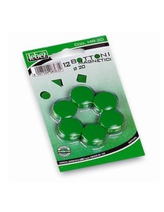 CF12 BOTTONI MAGN.VERDE 20 MM BLIST
