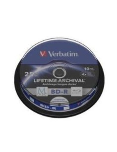 M-DISC BD-R -25GB-4X SPINDLE 10