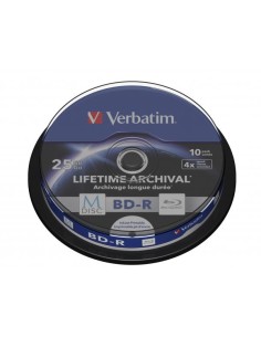 M-DISC BD-R -25GB-4X SPINDLE 10 2