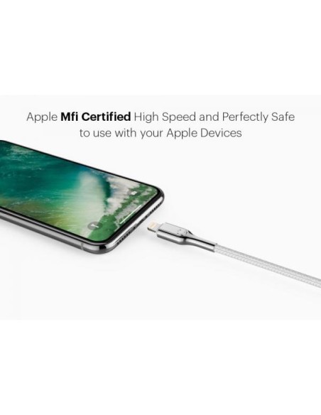 LIGHTNING TO USB-C CABLE 1MT - WH