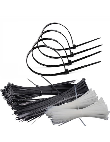 Fascette Fermacavi Autobloccanti 140x3,6mm in Nylon 100pz Bianco
