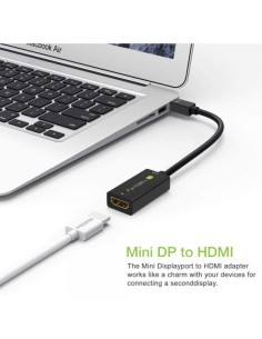 Adattatore Mini DisplayPort (Thunderbolt) 1.4 / HDMI 8K Attivo nero 2