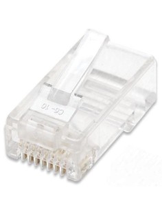 Plug Modulari RJ45 Cat5E per Cavo Rigido UTP 2