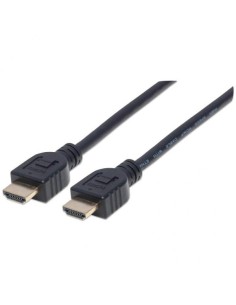 Cavo HDMI CL3 High Speed con Ethernet A/A M/M 5m Nero