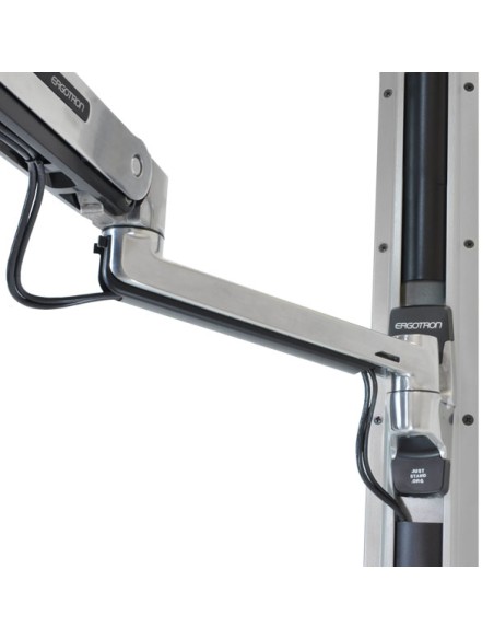 LX SIT-STAND KEYBOARD ARM  POLISHED
