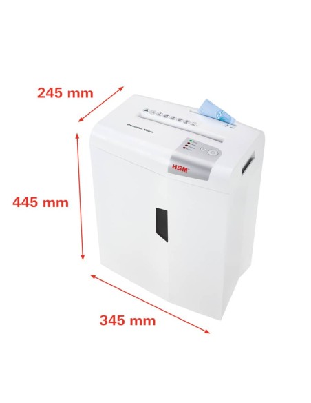 Distruggidocumenti uso moderato HSM Shredstar X6 pro - P-5 - 20 L - taglio a microframmenti 2x15mm - 1046111