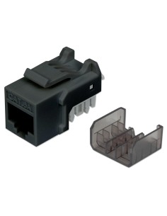 Frutto Keystone RJ45 Cat6A UTP 10 Gigabit Nero